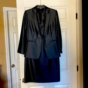 ANTONIO MELANI gray size 10 dress and jacket. Worn once.